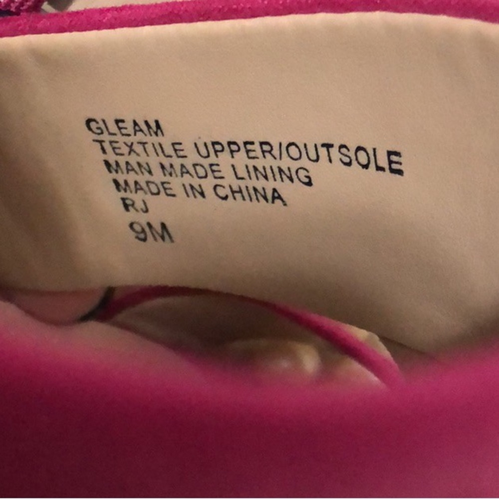 CHARLES DAVID • Gorgeous Pink Open Toe Pumps with Colorful Buckle Detail Accent - Picture 10 of 13